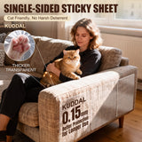 Cat Scratch Furniture Protector, 12 Clear Sheets with 52 Pins
